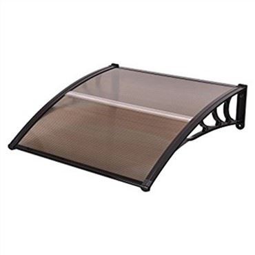 Polycarbonate Rainshed deyò nan gri
